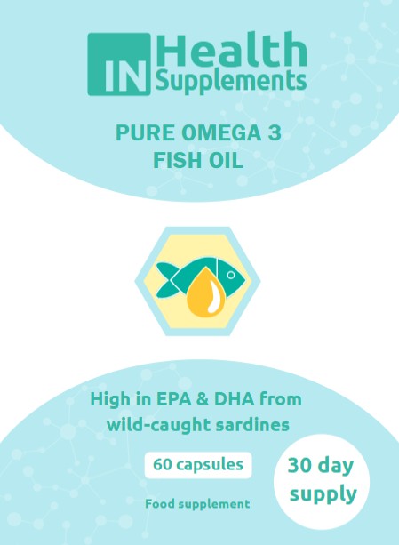 Pure Omega 3 Fish Oil (60 capsules)